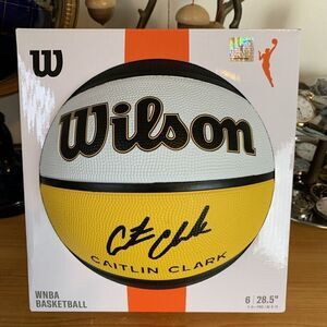Wilson CAITLIN CLARK Inspire WNBA Basketball Tribute Size 6 ROY Iowa Black